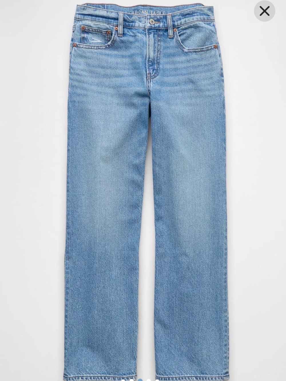 American Eagle Strigid High-Waisted Stovepipe Jean - size 2R - NWT